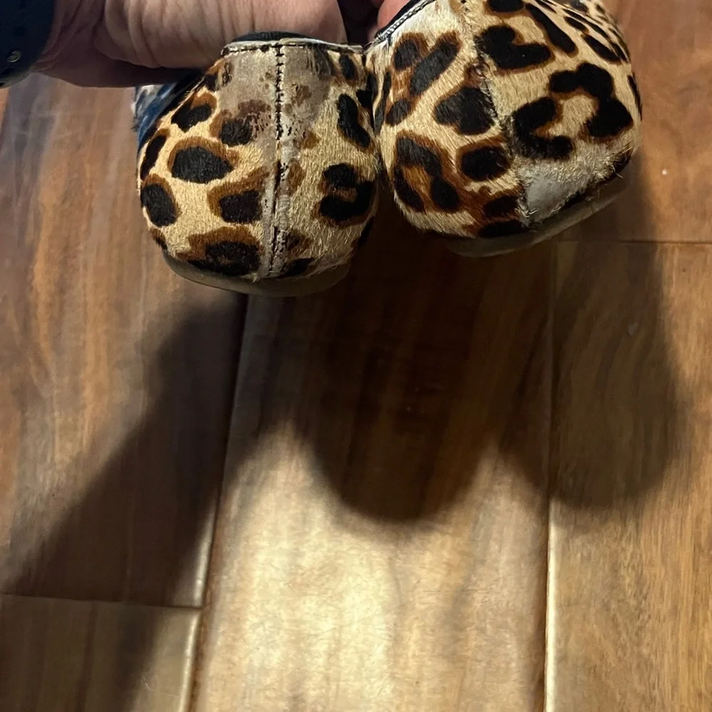 Tory Burch Leopard Print Ballet Flats (S2)‎